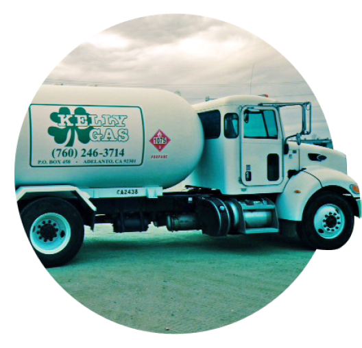 Kelly Gas office and truck